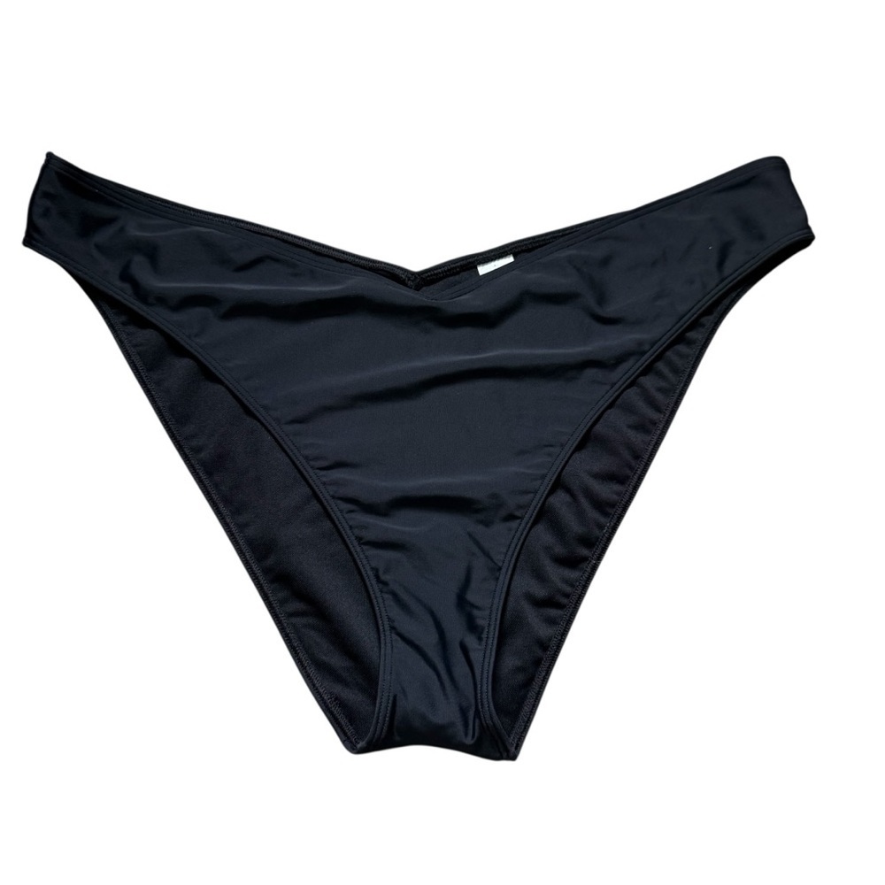 Hollister Sleek Black Cheeky Bikini Bottom